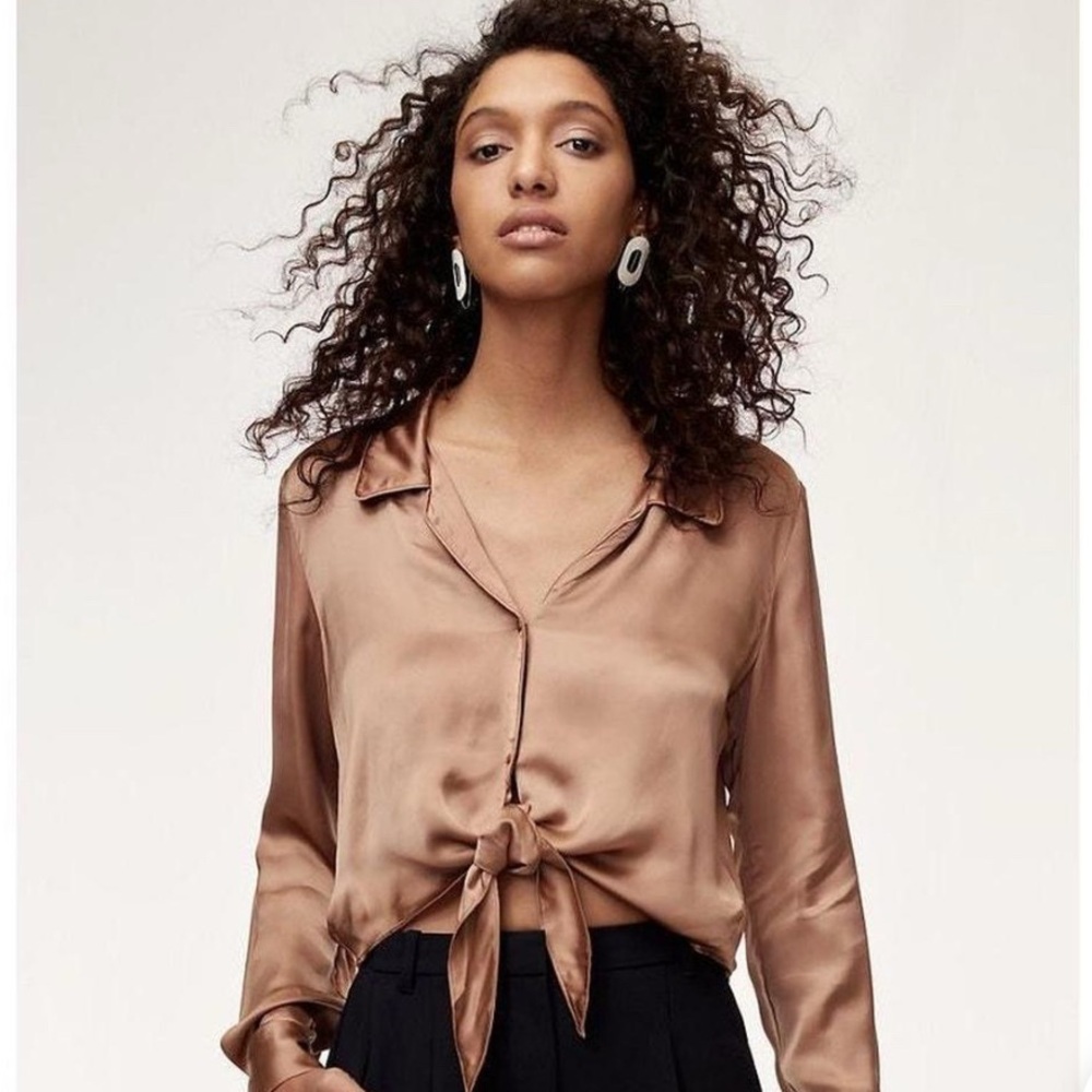 Wilfred Silk Top Front Tie Small